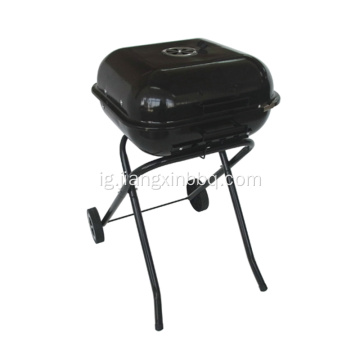 18&quot; Square Foldable Charcoal Grill na Trolley